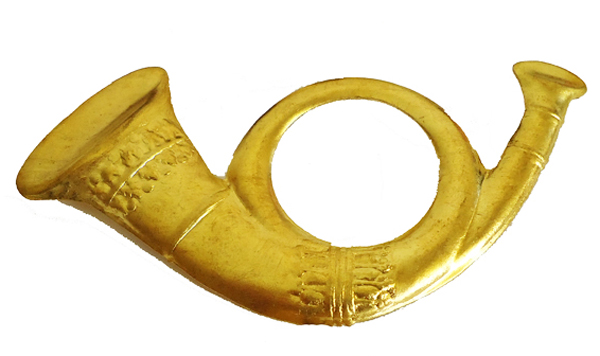 Infantry Hat Insignia Brass
