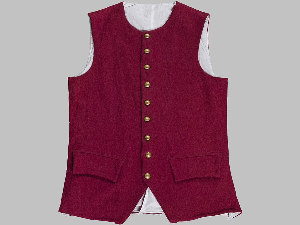 Revolutionary War Waist Coat White