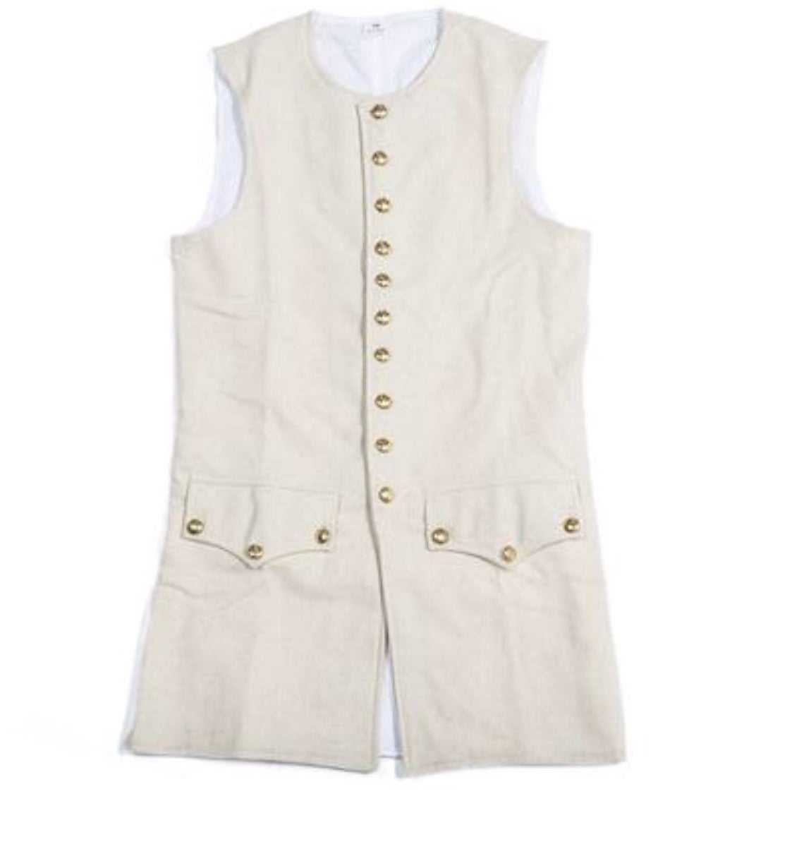 Revolutionary War Waist Coat White
