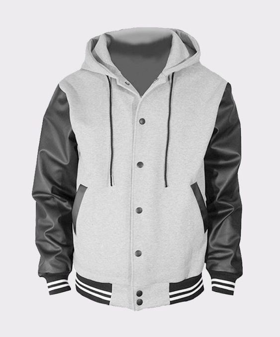 Black and Golden Yellow Varsity Hoodie
