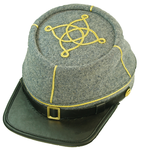US Kepi Cap In Pink Wool