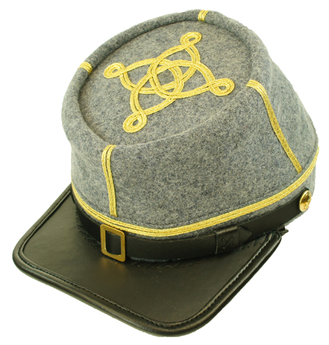 US Kepi Cap In Pink Wool