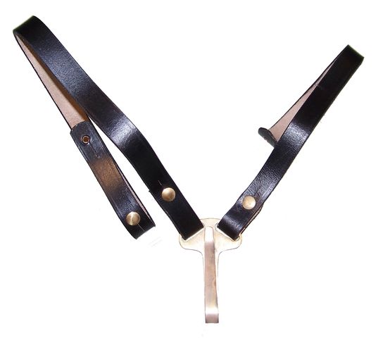 Black Leather Cavalry Sword Knot